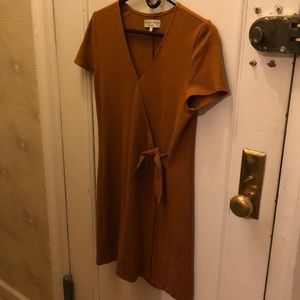 Madewell Texture & Thread Wrap Dress